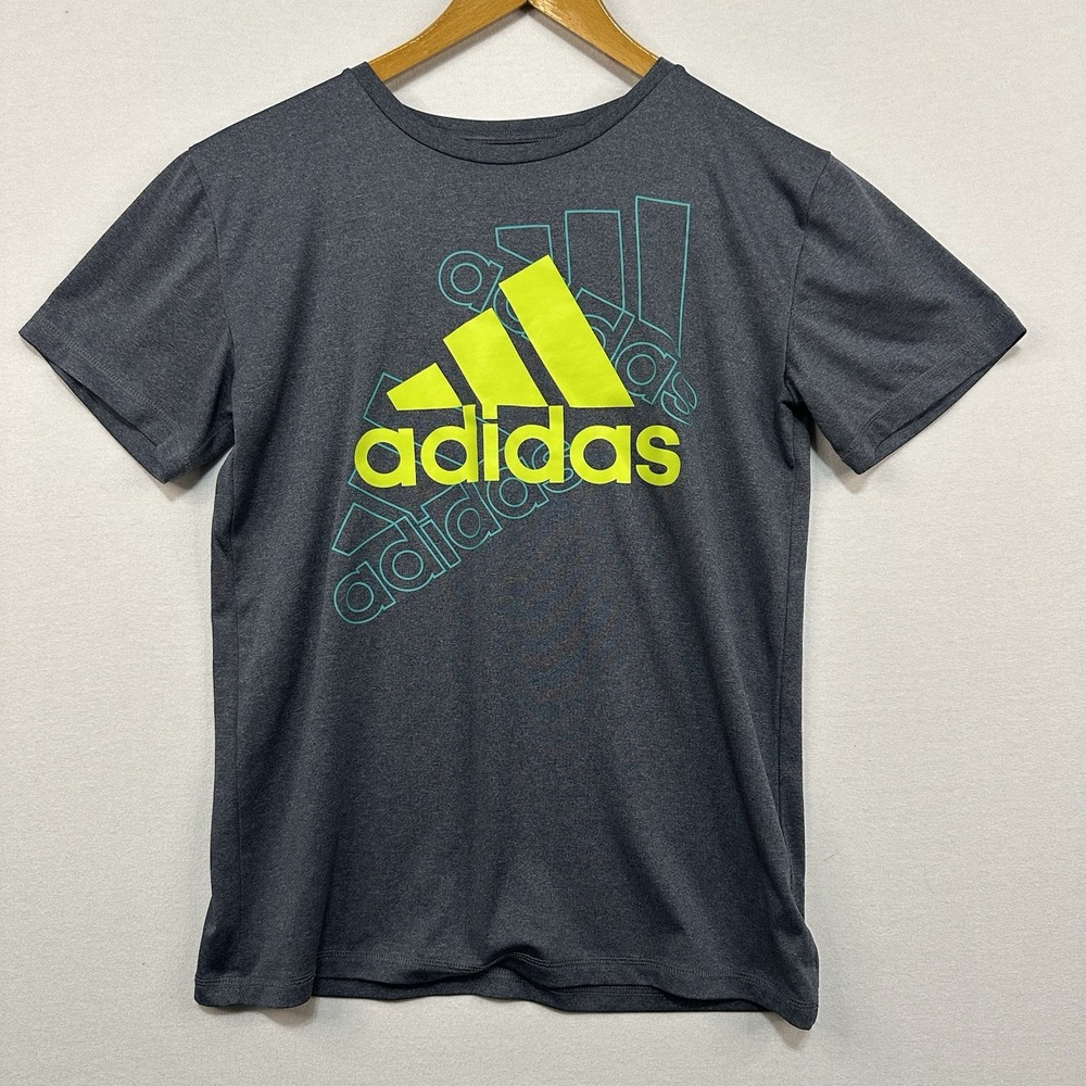 Adidas Youth Large (14/26) Shirt 100% Polyester Basketball Football‎ Practice